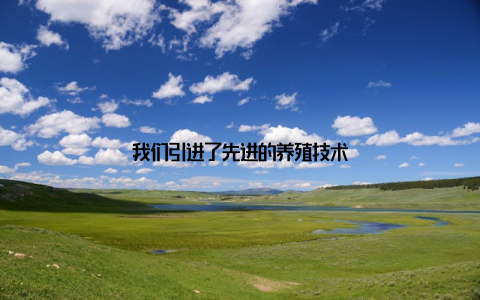 我们引进了先进的养殖技术