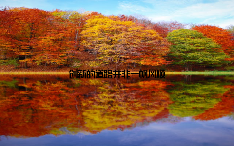 创新的道路并非一帆风顺