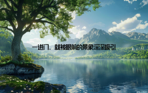 一进门, 就被眼前的景象深深吸引