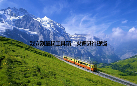 我立刻拿起工具箱, 火速赶往现场