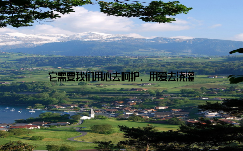 它需要我们用心去呵护, 用爱去浇灌