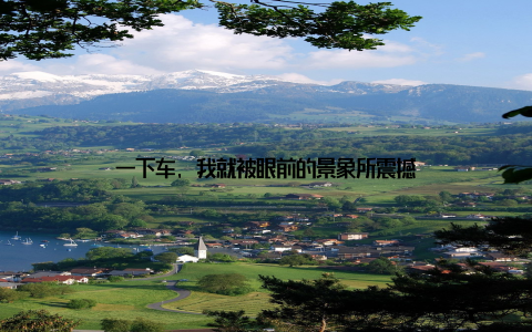 一下车, 我就被眼前的景象所震撼