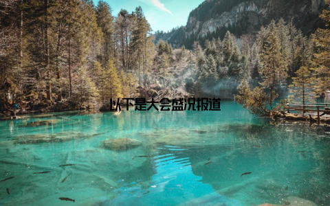 以下是大会盛况报道