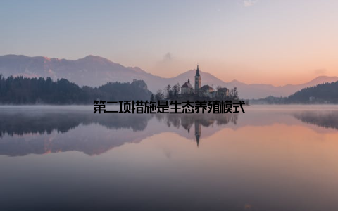 第二项措施是生态养殖模式