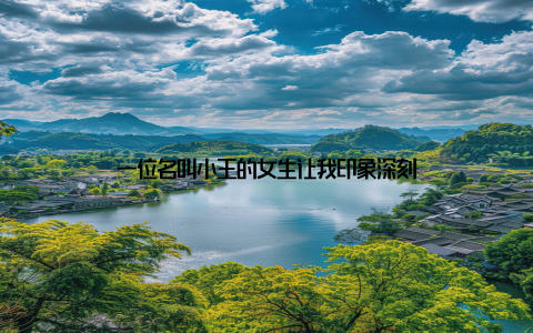 一位名叫小王的女生让我印象深刻