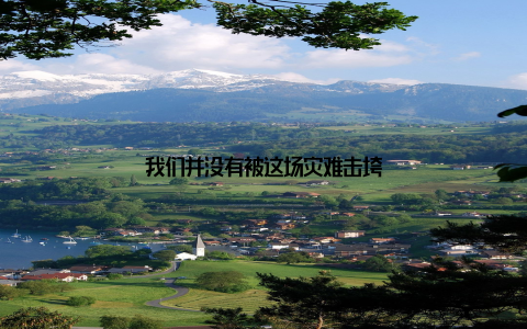 我们并没有被这场灾难击垮